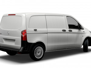 mercedes benz e vito panel van l1 2021 3D Модель