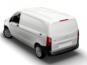 mercedes benz e vito panel van l1 2021 3D Модель