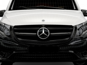 mercedes benz e vito panel van l1 2021 3D Модель