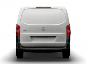 mercedes benz e vito panel van l1 2021 3D Модель