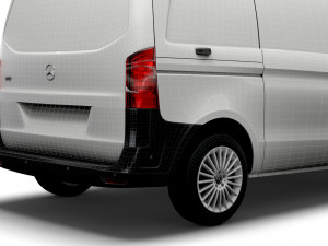 mercedes benz e vito panel van l1 2021 3D Модель