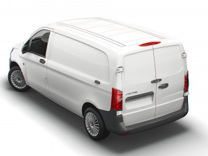 mercedes benz metris cargo van l1 2021 Modelo 3D