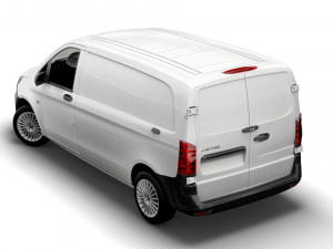 mercedes benz metris cargo van l1 2021 Modelo 3D