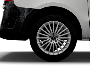 mercedes benz metris cargo van l1 2021 Modelo 3D