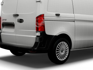 mercedes benz metris cargo van l1 2021 Modelo 3D
