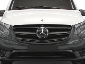 मर्सिडीज बेंज वीटो पैनल वैन एल1 2021 3D मॉडल