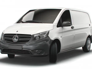 मर्सिडीज बेंज वीटो पैनल वैन एल1 2021 3D मॉडल