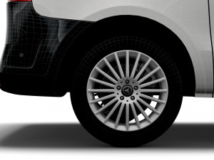 mercedes benz vito panel van l1 2021 3D Model
