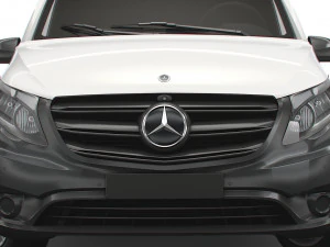 mercedes benz e vito panel van l2 2021 3D Model