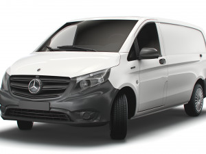 mercedes benz e vito panel van l2 2021 Modèle 3D