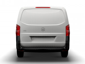 mercedes benz e vito panel van l2 2021 Modèle 3D