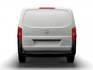 mercedes benz e vito panel van l2 2021 3D Model
