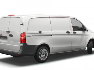 mercedes benz metris cargo van l2 2021 3D Model