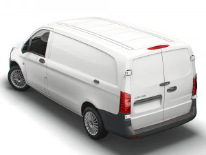 mercedes benz metris cargo van l2 2021 3D Model