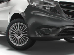 mercedes benz metris cargo van l2 2021 3D Model