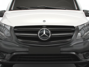 mercedes benz metris cargo van l2 2021 3D Model
