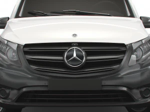 mercedes benz metris cargo van l2 2021 3D Model