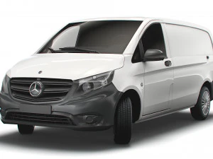 mercedes benz metris cargo van l2 2021 3D Model