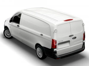 mercedes benz metris cargo van l2 2021 3D Model