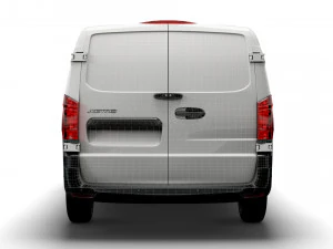 mercedes benz metris cargo van l2 2021 3D Model