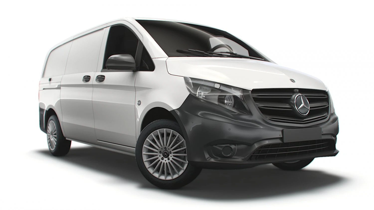 mercedes benz vito panel van l2 2021 3D Model .c4d .max .obj .3ds .fbx .stl .blend 