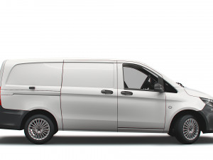 mercedes benz vito panel van l2 2021 3D Модель