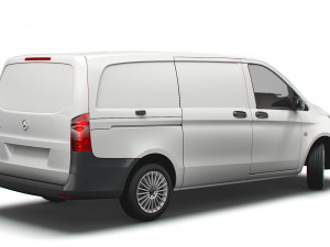 mercedes benz vito panel van l2 2021 3D Модель