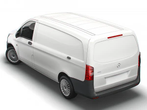mercedes benz vito panel van l2 2021 3D Model