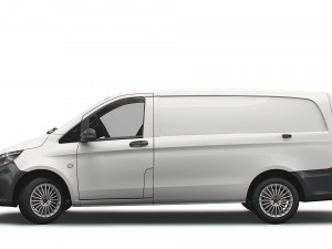 mercedes benz vito panel van l2 2021 3D Модель