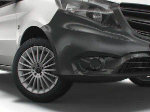 mercedes benz vito panel van l2 2021 3D Model