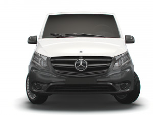 mercedes benz vito panel van l2 2021 3D Модель