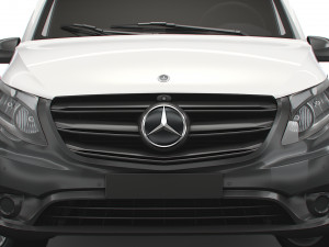 mercedes benz vito panel van l2 2021 3D Модель