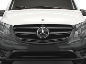 mercedes benz vito panel van l2 2021 3D Model