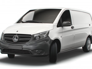 mercedes benz vito panel van l2 2021 3D Модель
