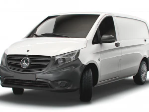 mercedes benz vito panel van l2 2021 3D Model