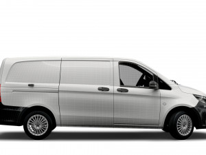 mercedes benz vito panel van l2 2021 3D Модель