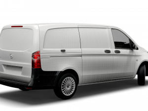mercedes benz vito panel van l2 2021 3D Модель