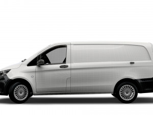 mercedes benz vito panel van l2 2021 3D Модель