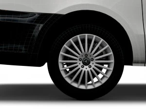 mercedes benz vito panel van l2 2021 3D Model