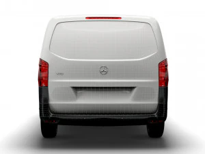 mercedes benz vito panel van l2 2021 3D Model