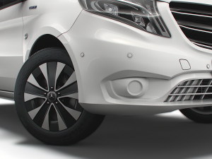mercedes benz e vito tourer 2021 Modèle 3D
