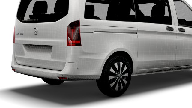 mercedes benz e vito tourer 2021 3D in 3DExport