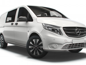 mercedes benz vito mixto tourer 2019 3D Model