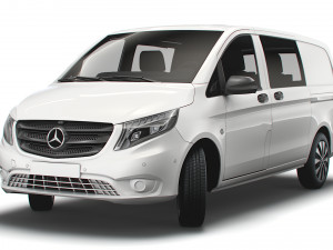 mercedes benz vito mixto tourer 2019 Modelo 3D