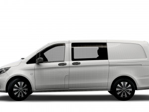 mercedes benz vito mixto tourer 2019 Modelo 3D