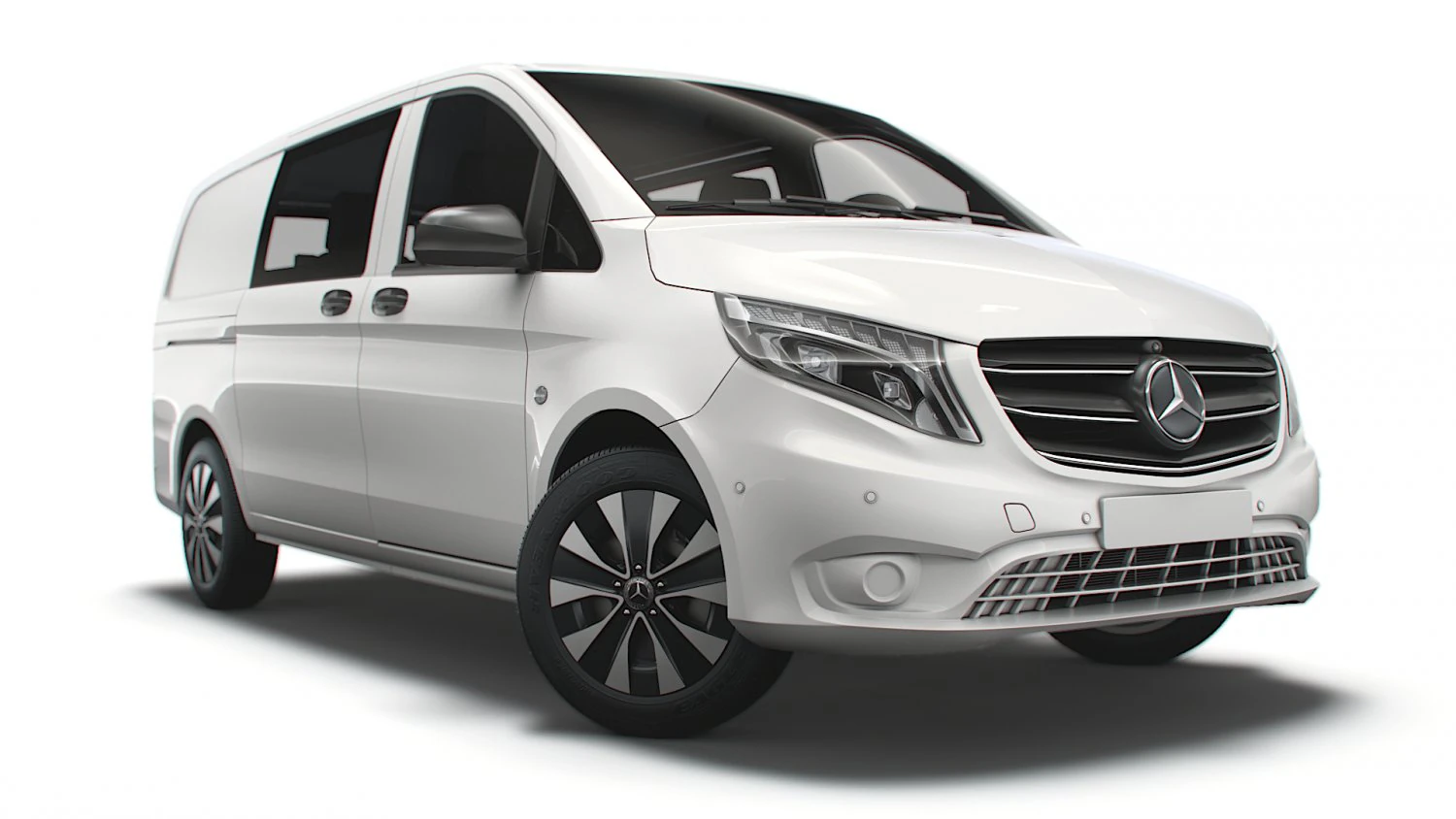 mercedes benz vito mixto tourer 2021 3D Model .c4d .max .obj .3ds .fbx .stl .blend