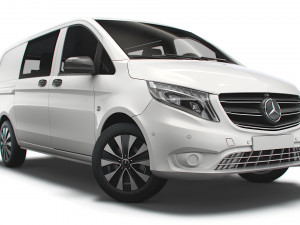 mercedes benz vito mixto tourer 2021 3D Model