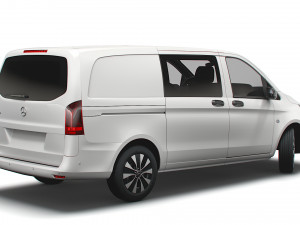 mercedes benz vito mixto tourer 2021 3D मॉडल