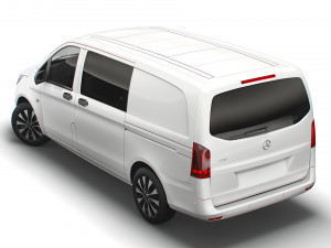mercedes benz vito mixto tourer 2021 3D मॉडल