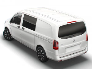 mercedes benz vito mixto tourer 2021 3D Model